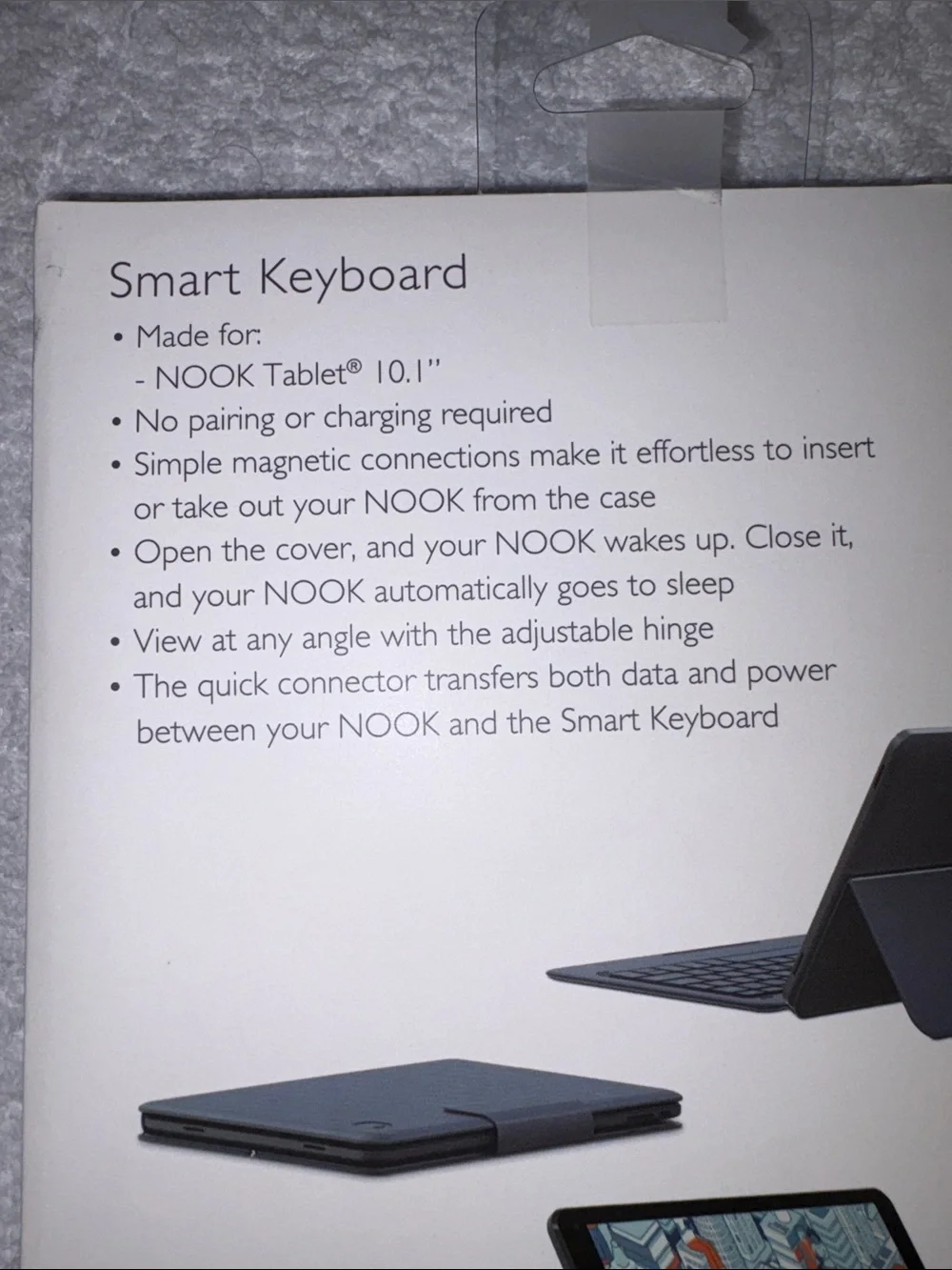 Nook 10.1 Smart Keyboard Case in Black